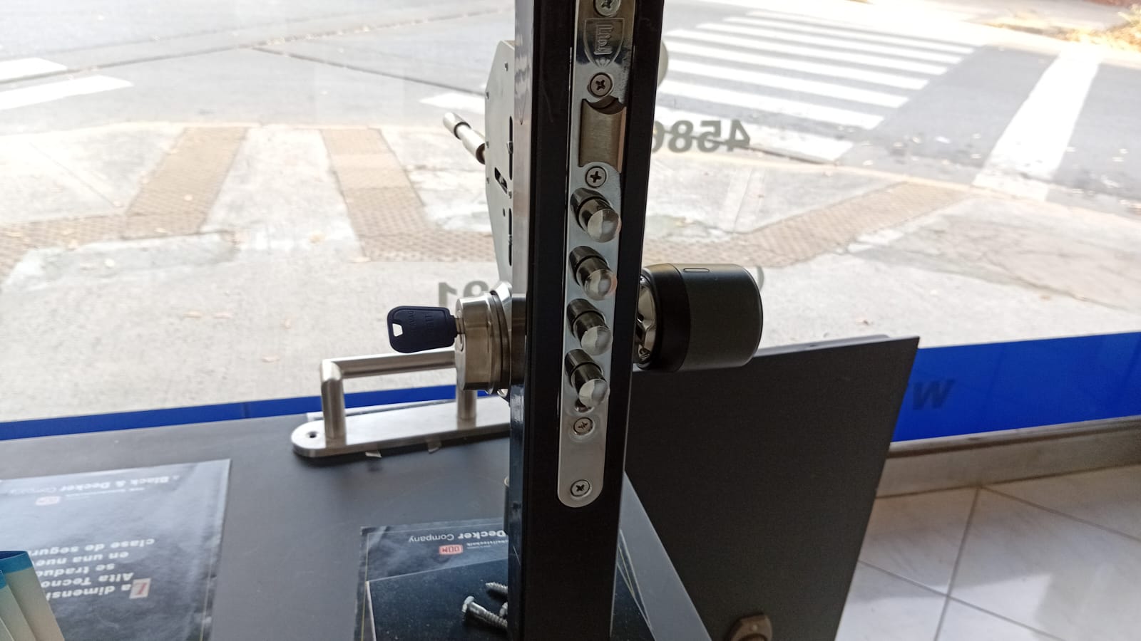 cerradura de seguridad con llave
